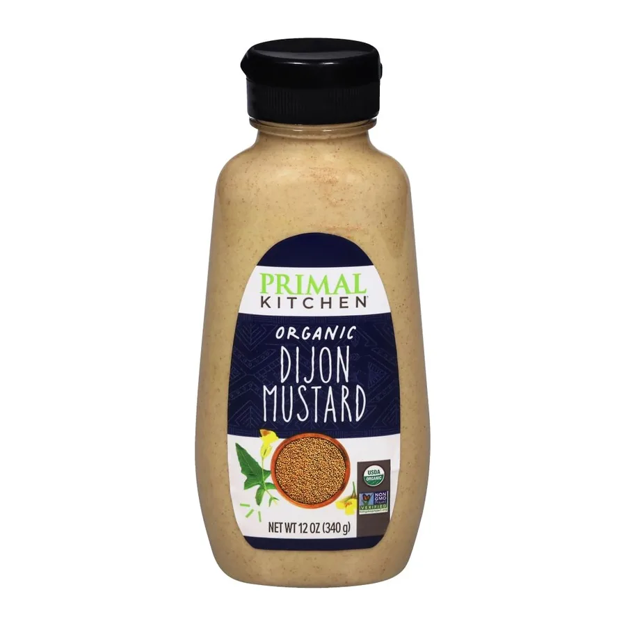Primal Kitchen Organic dijon mustard, front of pack