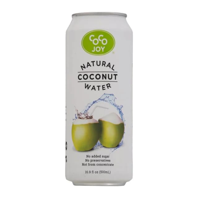 Coco Joy Pure Coconut Water, front of pack