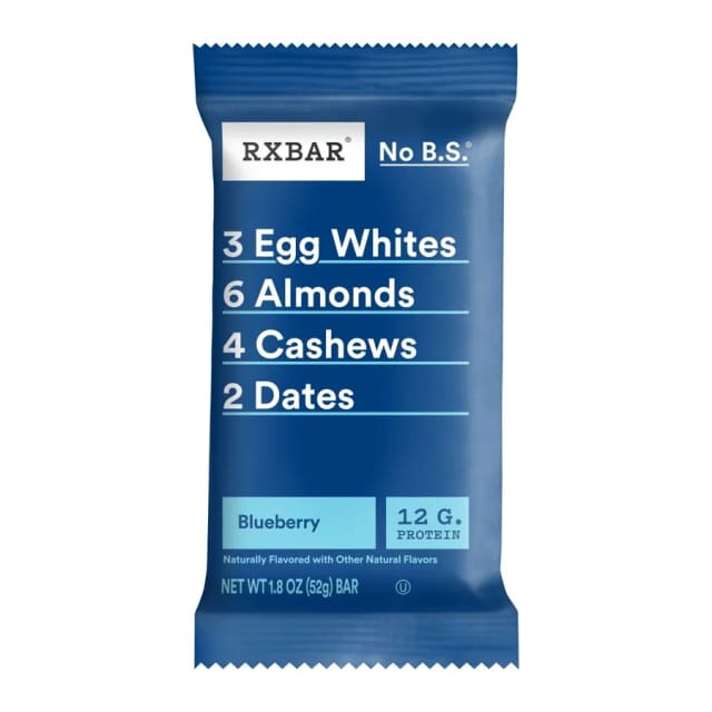 Rxbar Protein bar, blueberry, front of pack