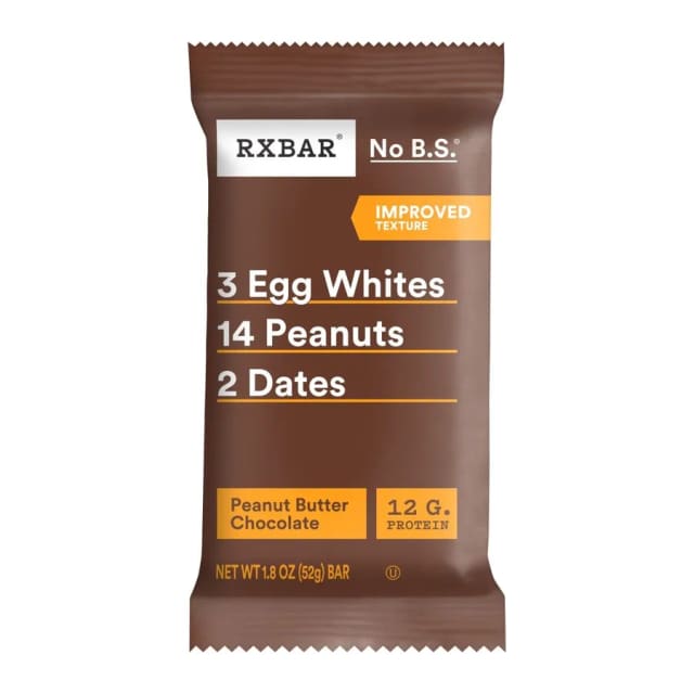 Rxbar Peanut Butter Chocolate, front of pack