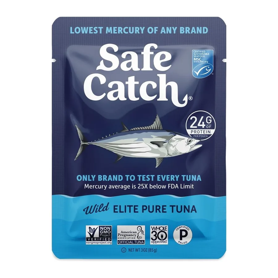 Safe Catch Elite pure wild tuna, front of pack