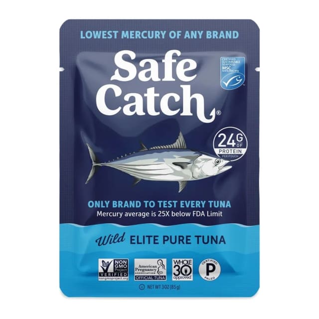 Safe Catch Elite pure wild tuna, front of pack