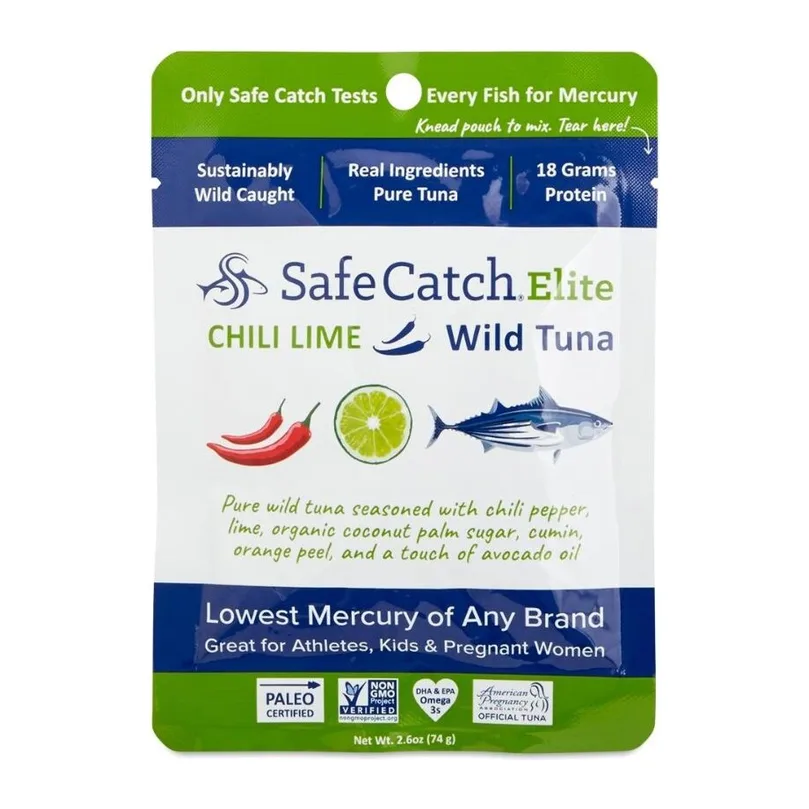 Safe Catch Elite Chili Lime Tuna, front of pack