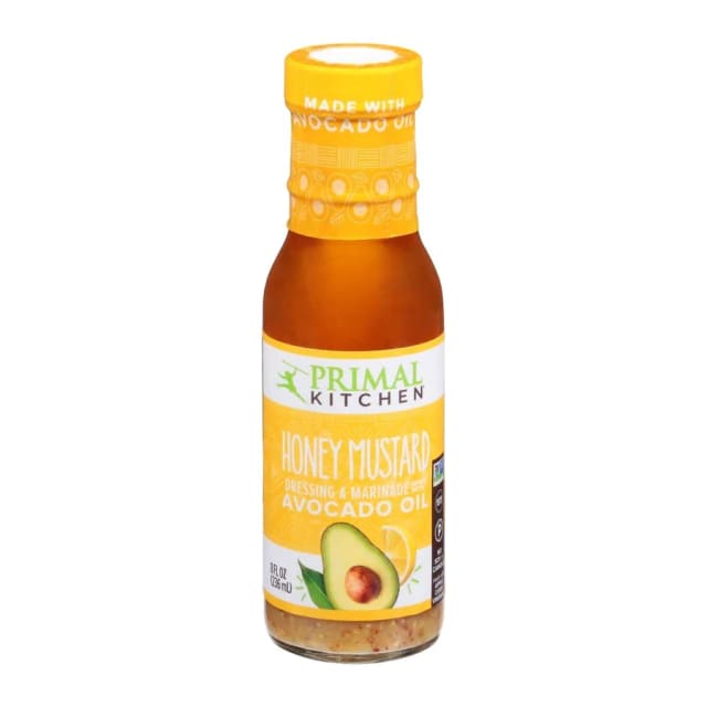 Primal Kitchen Honey Mustard Dressing & Marinade, front of pack