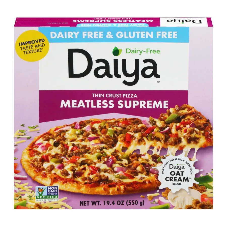 Daiya Supreme Gluten-Free Pizza, front of pack