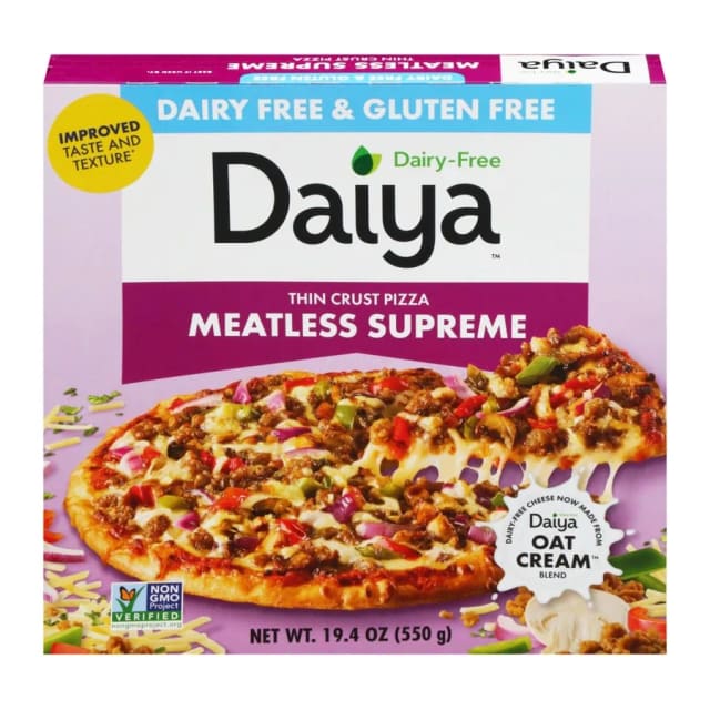 Daiya Supreme Gluten-Free Pizza, front of pack