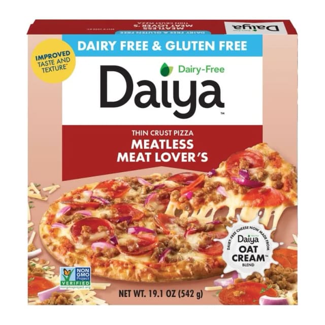 Daiya Meatless Meat Lover's Gluten Free Pizza, front of pack