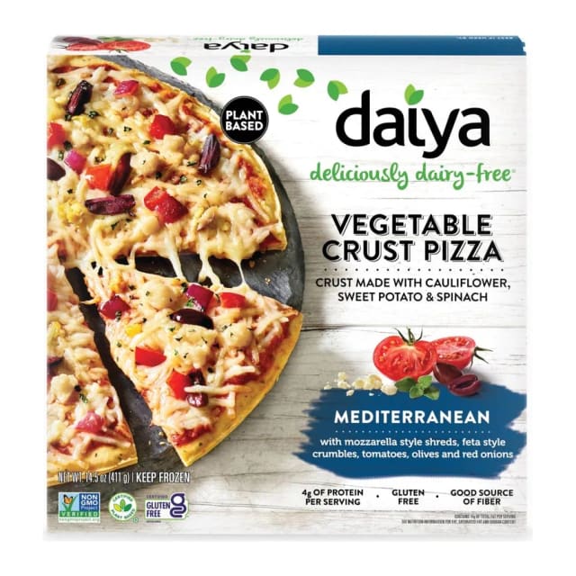 Daiya Mediterranean Pizza, front of pack