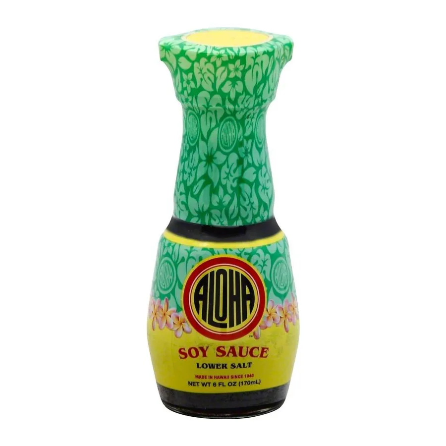 Aloha Soy Sauce, front of pack
