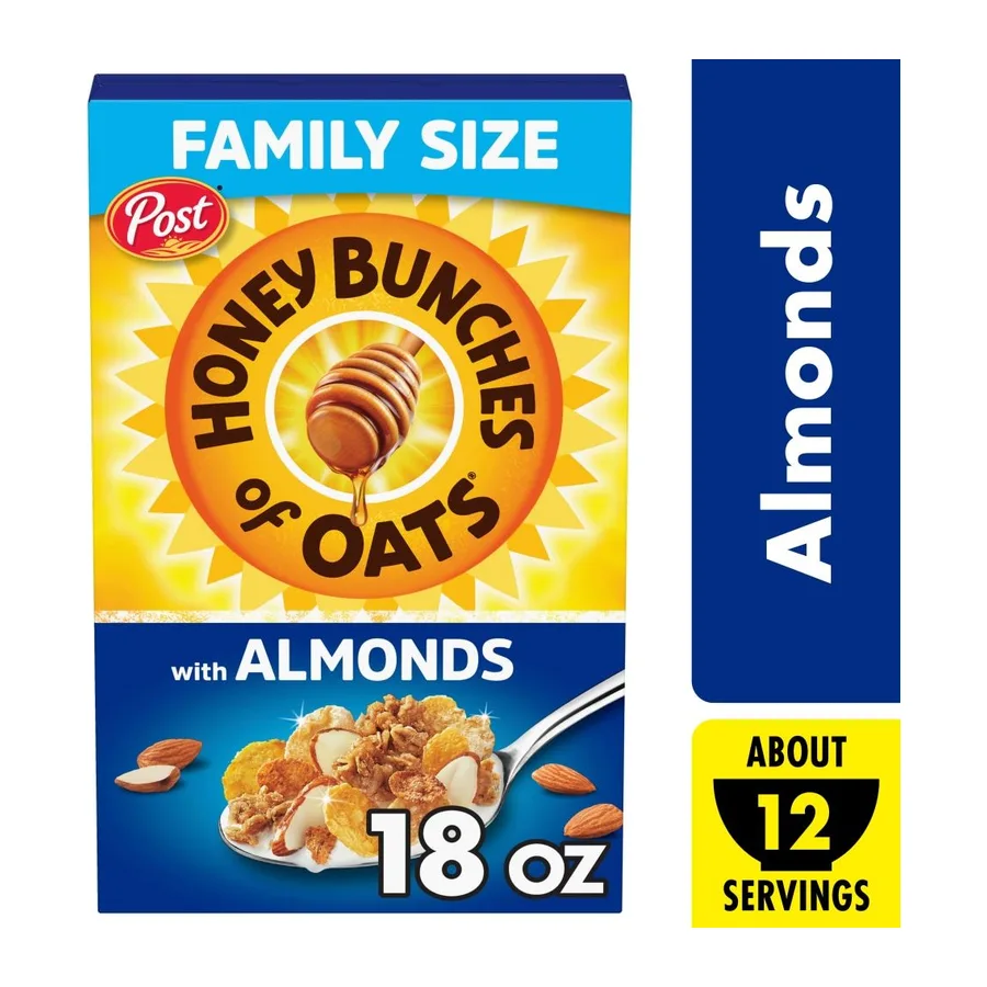 Honey Bunches of Oats Honey bunches, front of pack