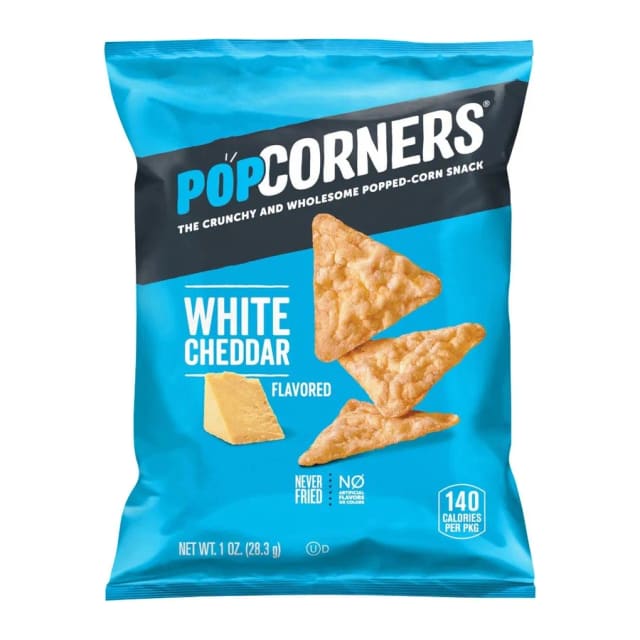 Popcorners White cheddar, front of pack