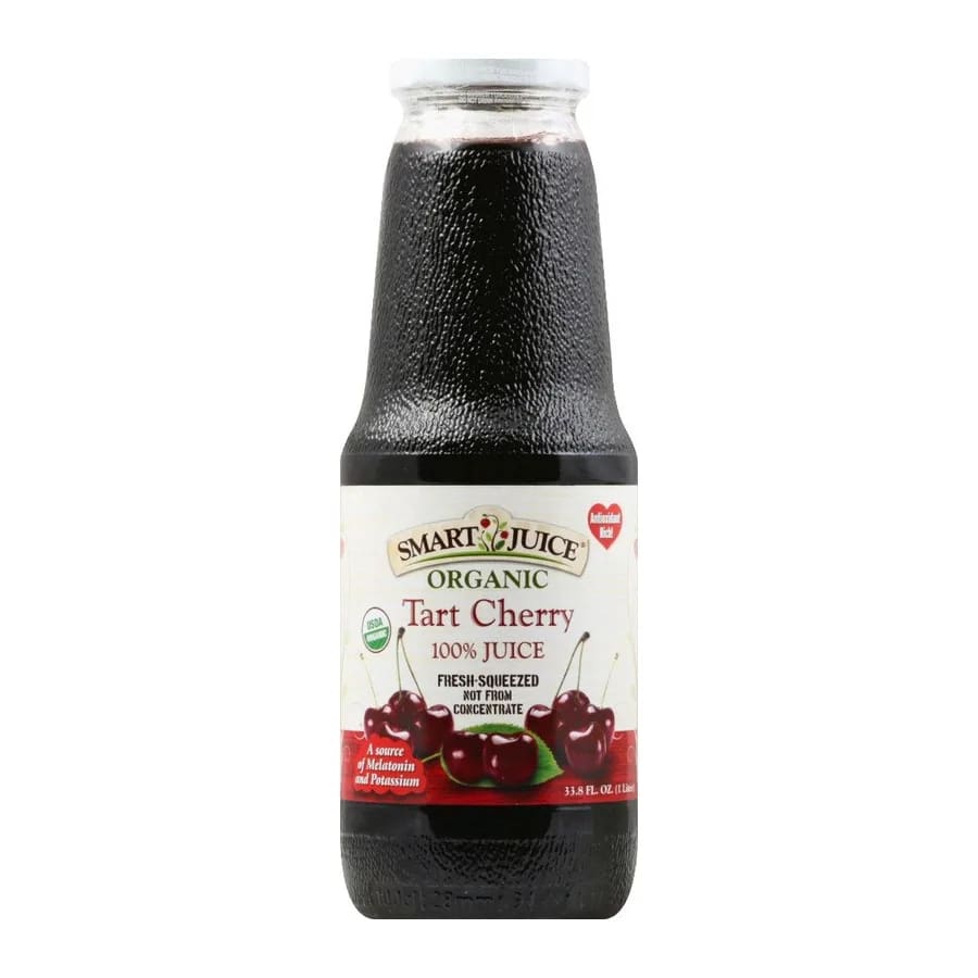 Smart Juice Organic tart cherry juice, front of pack