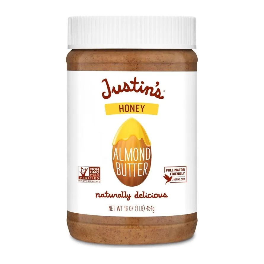 Justin's Honey Almond Butter, front of pack