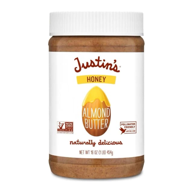 Justin's Honey Almond Butter, front of pack