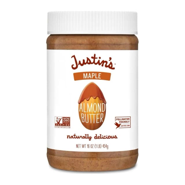Justin's Maple Almond Butter, front of pack