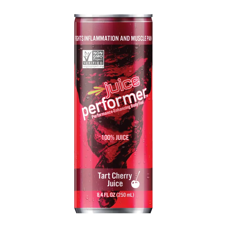 Juice Performer Tart cherry juice, front of pack
