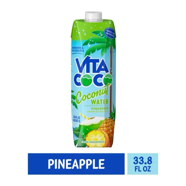 Vita Coco Coconut Water With Pineapple, front of pack