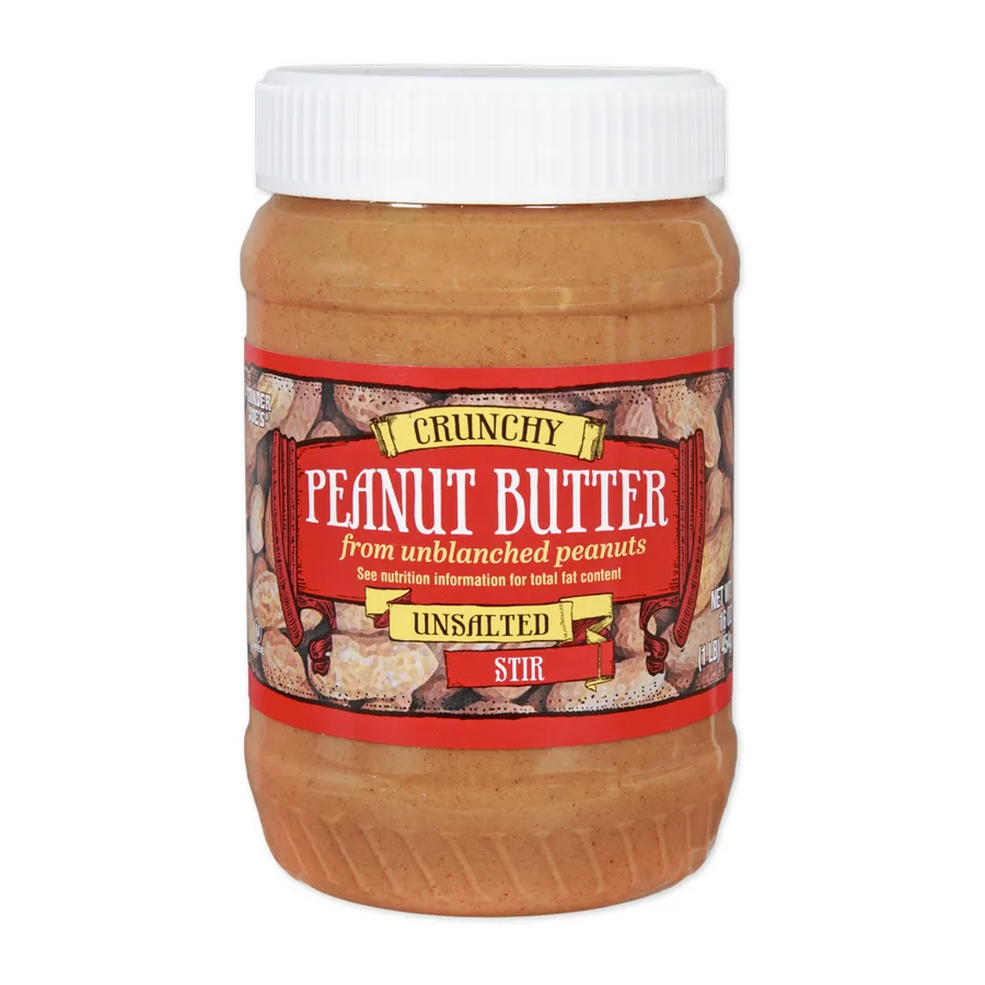 Trader Joe's Peanut Butter Creamy Unsalted, front of pack