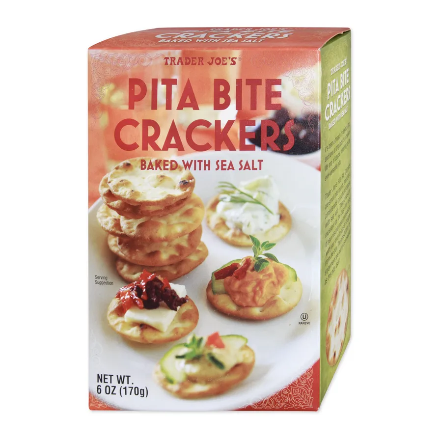 Trader Joe's Pita Bite Crackers, front of pack