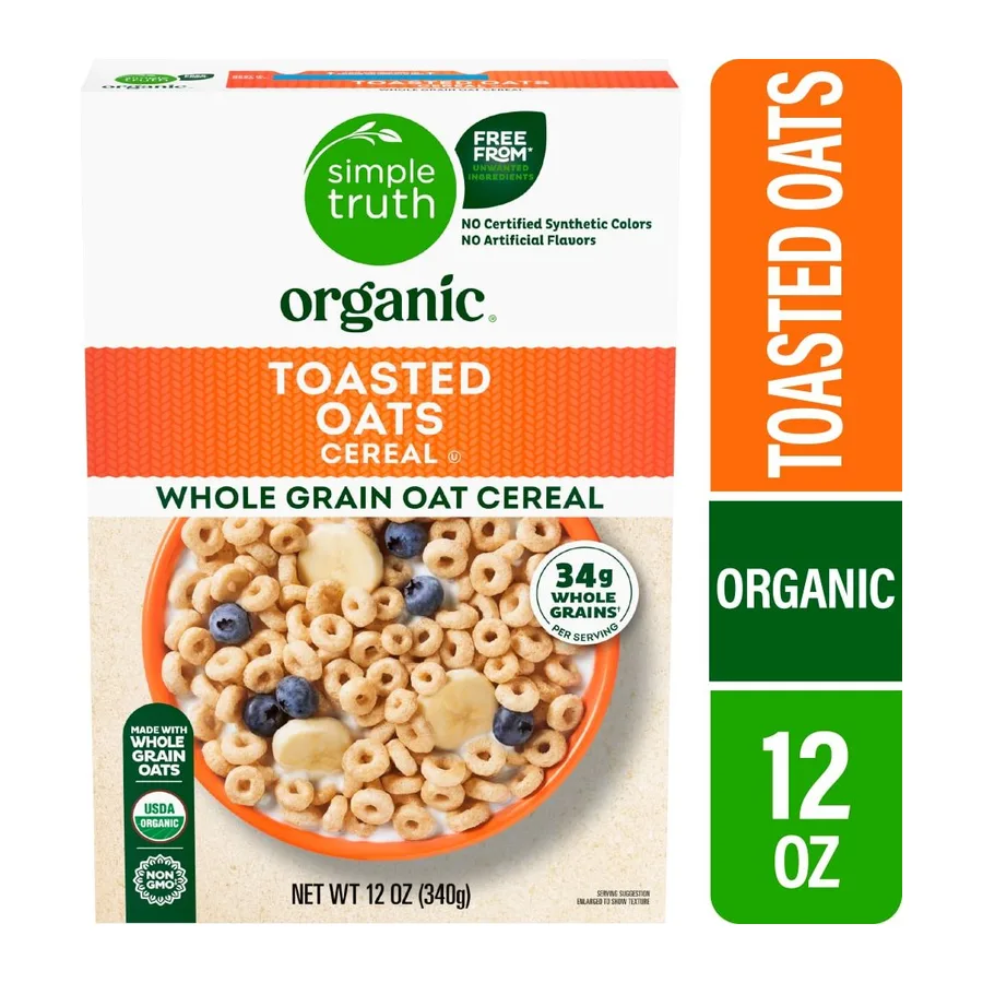 Simple Truth Toasted Oats, front of pack
