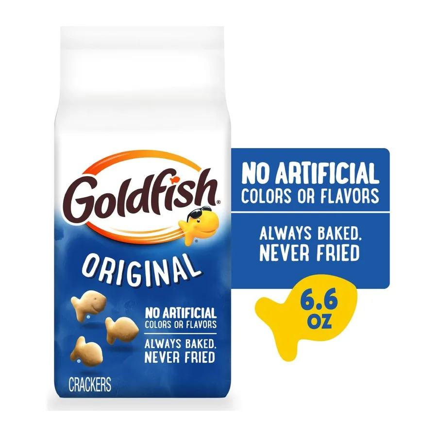 Pepperidge Farm Goldfish Baked Snack Crackers, Original, front of pack