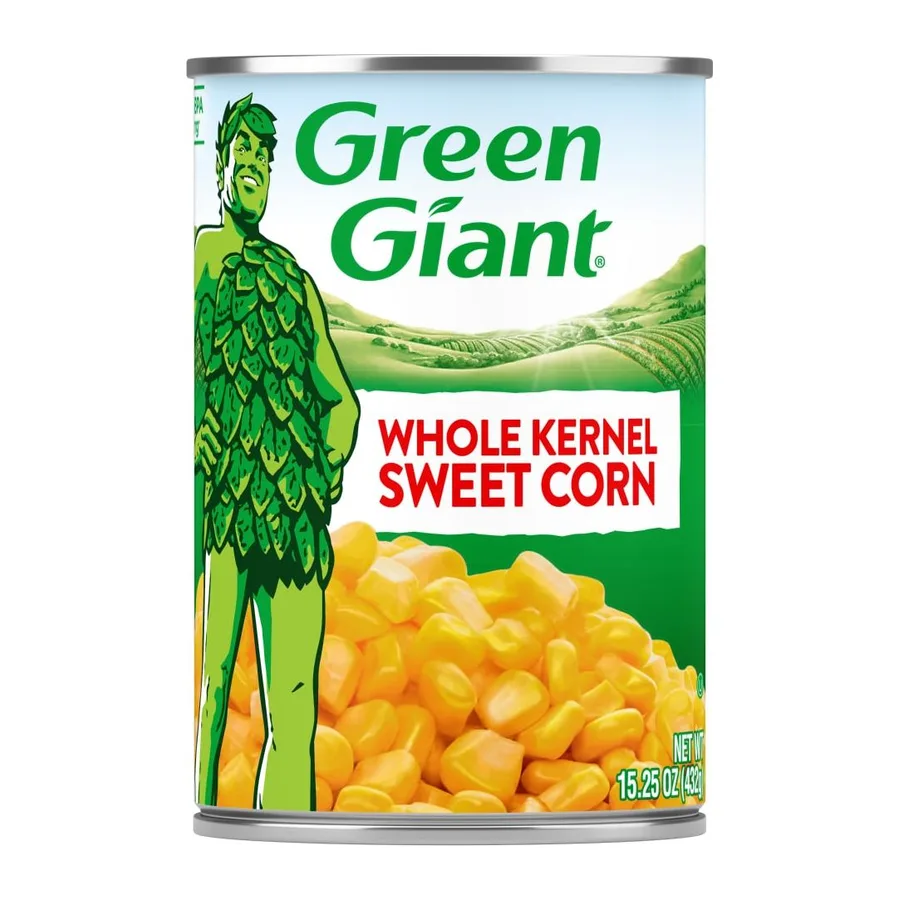 Green Giant Whole Kernel Sweet Corn, front of pack
