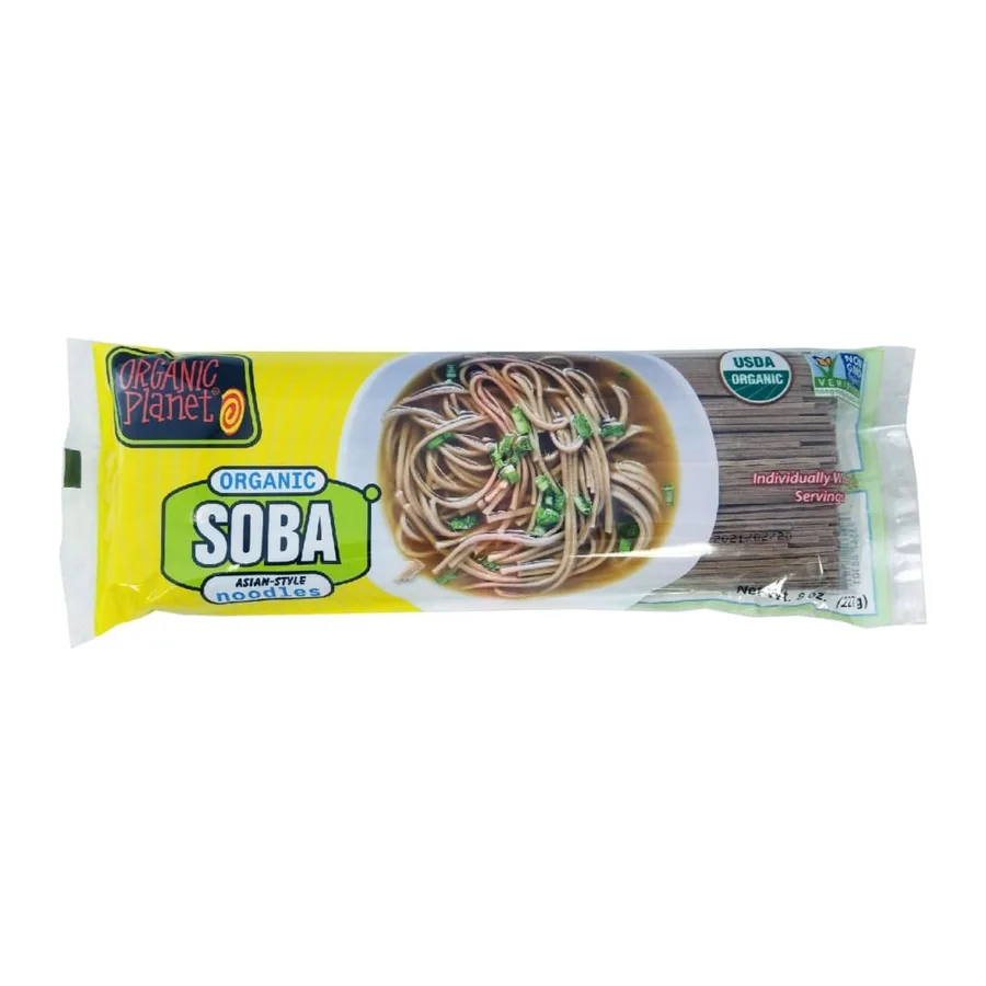 Organic Planet Organic Traditional Soba Asian-Style Noodles, front of pack