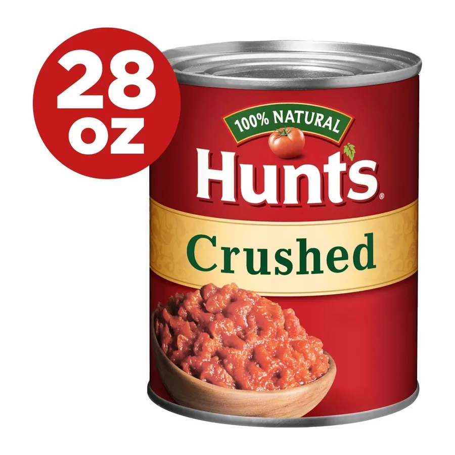 Hunt's Crushed Tomatoes, front of pack