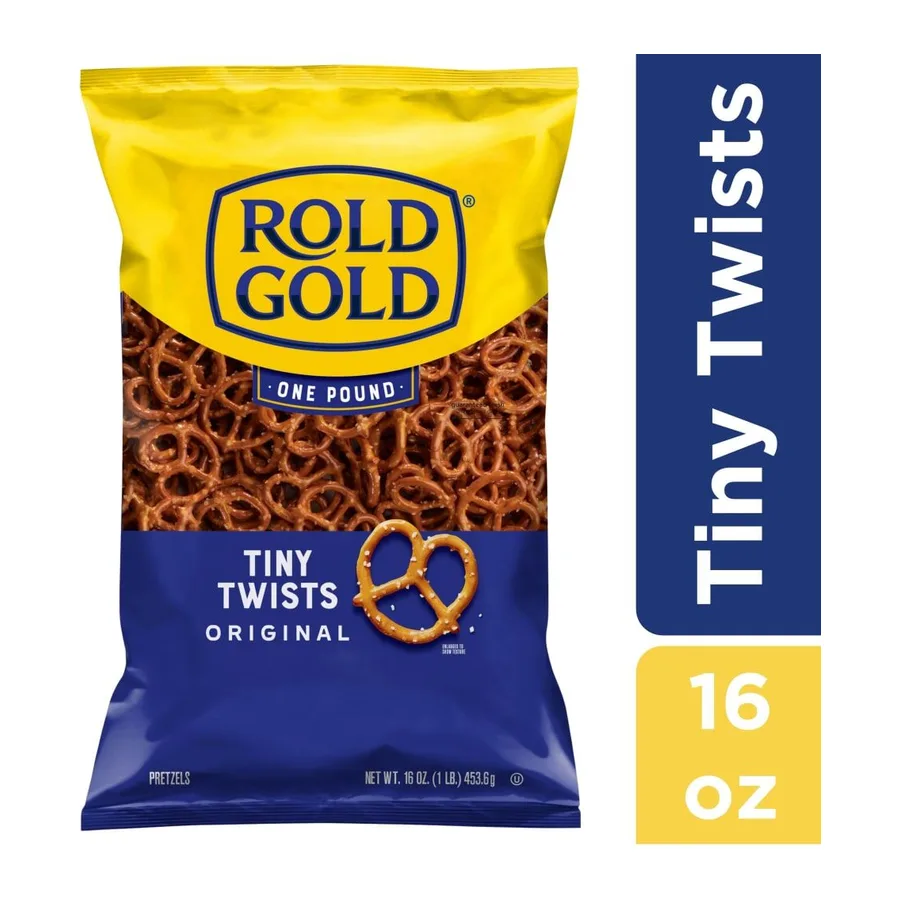 Rold Gold Tiny Twists Original Pretzels, front of pack