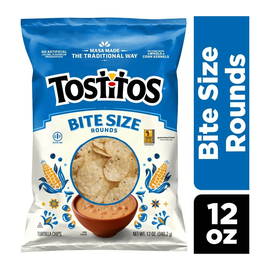 Tostitos Original Restaurant Style Tortilla Chips, front of pack