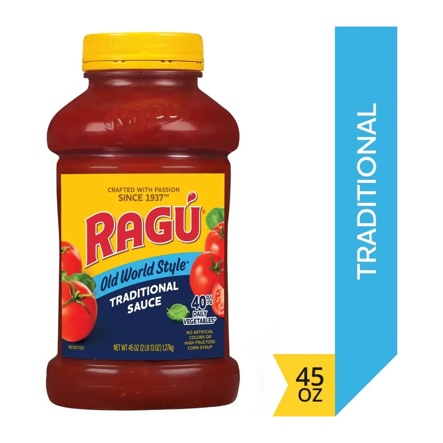Ragú Old World Style Traditional Sauce, front of pack