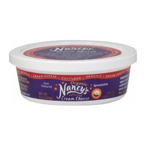 Nancy's Organic Cultured Cream Cheese, front of pack