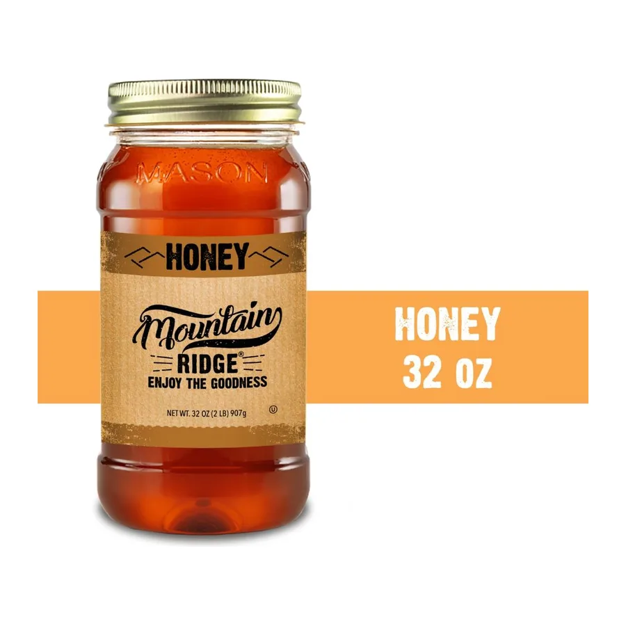 Mountain Ridge Naturally healthy honey, front of pack
