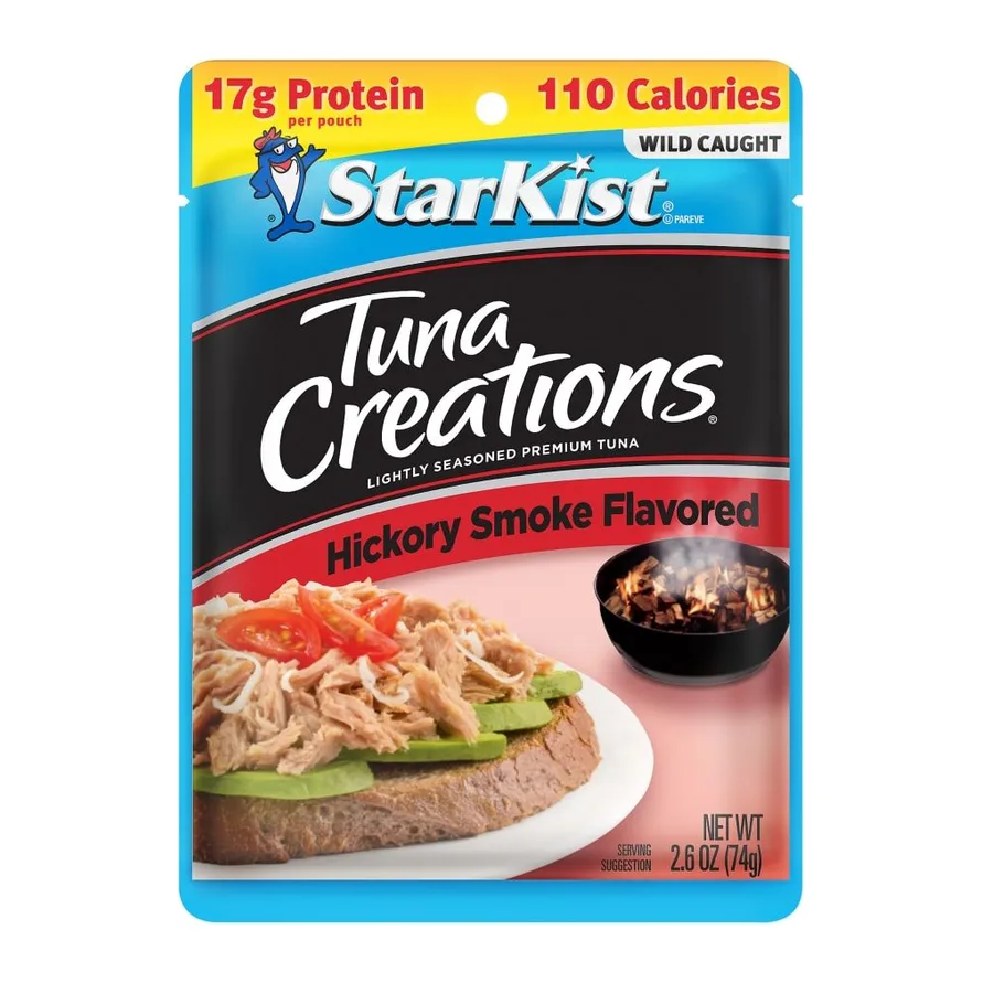 Starkist Hickory Smoked Tuna Packet, front of pack