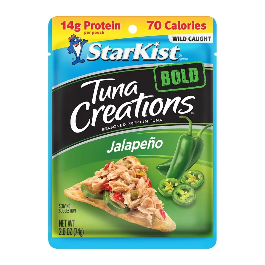 Starkist Tuna creations bold jalapeño, front of pack