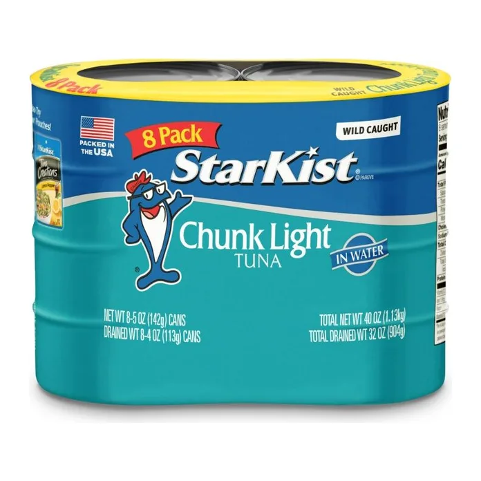 Starkist Chunk light tuna in water, front of pack