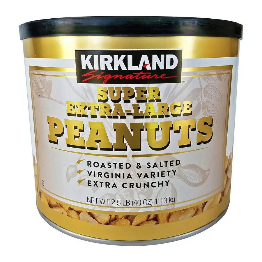 Kirkland Signature Super Extra-Large Peanuts, front of pack