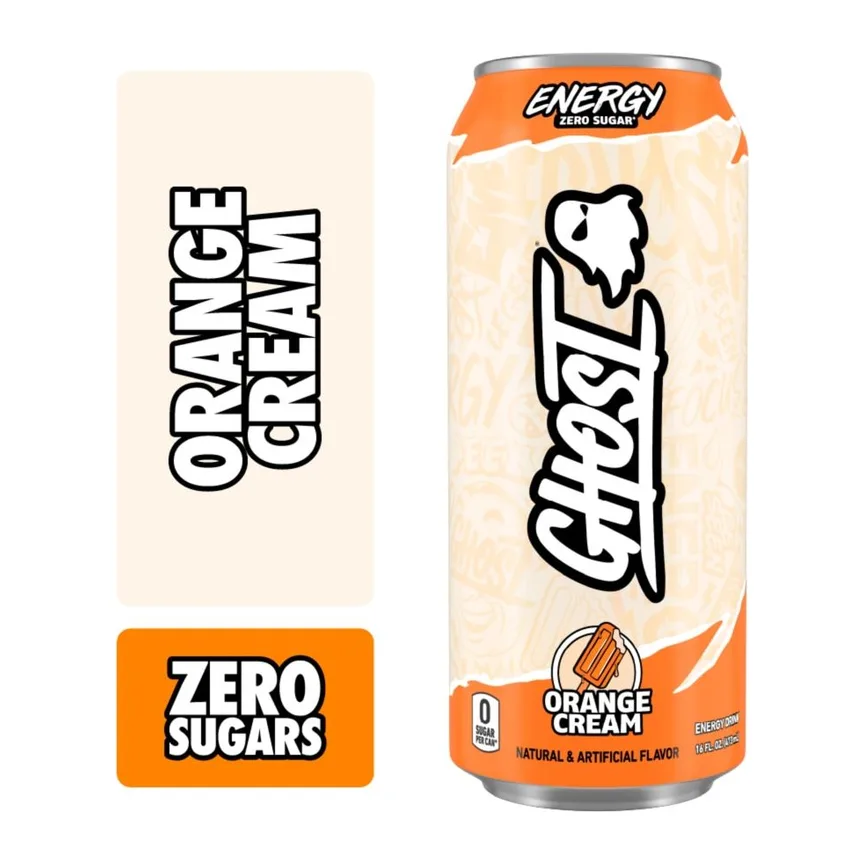 Ghost Orange Cream, front of pack