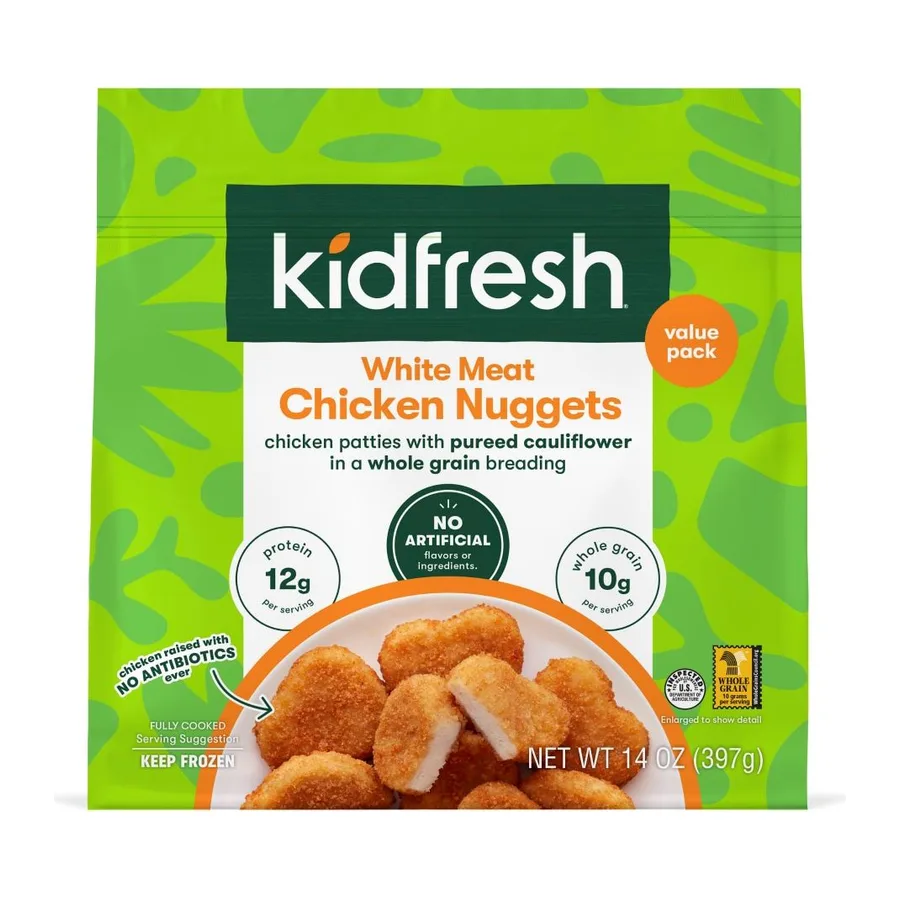 Kidfresh Chicken Nuggets, front of pack