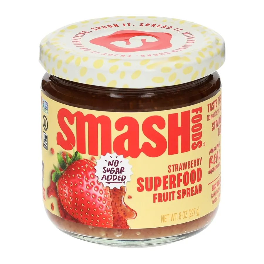 Chia Smash Strawberry Chia Smash, front of pack
