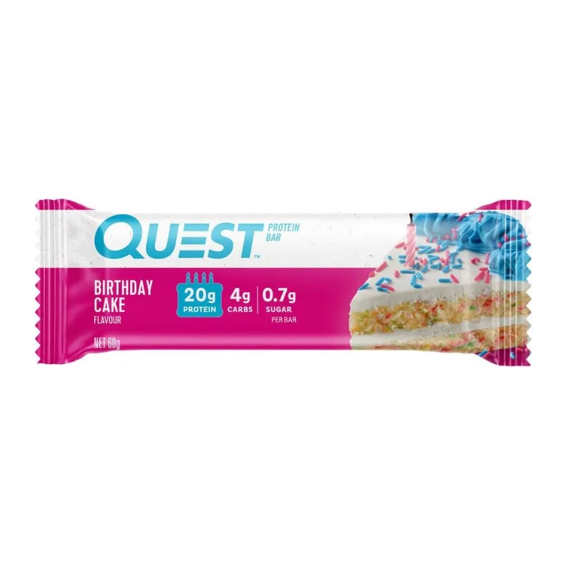 Quest Birthday Cake, front of pack